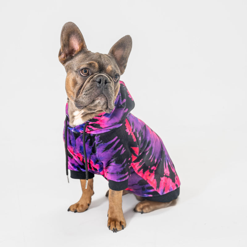 Purple Tie Dye Hoodie