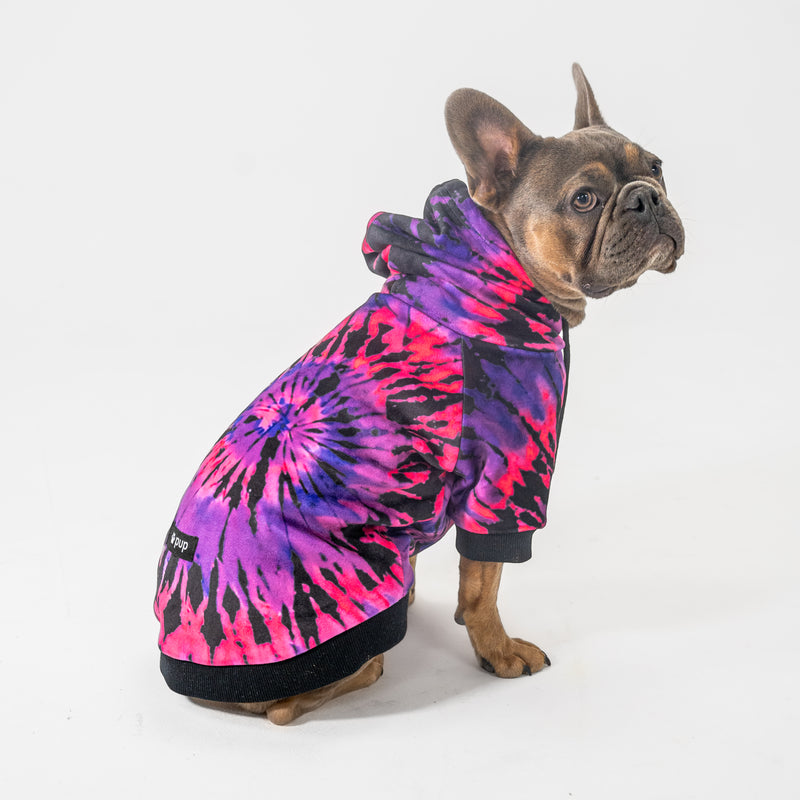 Purple Tie Dye Hoodie