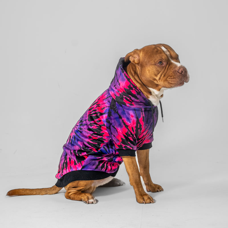 Purple Tie Dye Hoodie